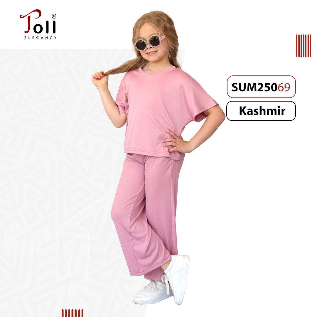 Ribbed Cotton Set for Girls – 2 pieces