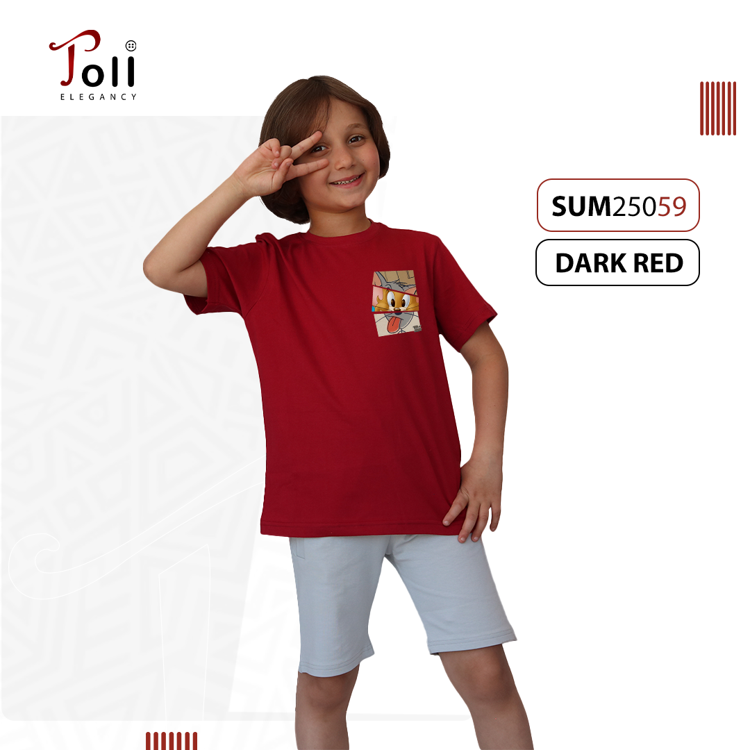 Boys Cotton Printed T-Shirt – Custom Print Options