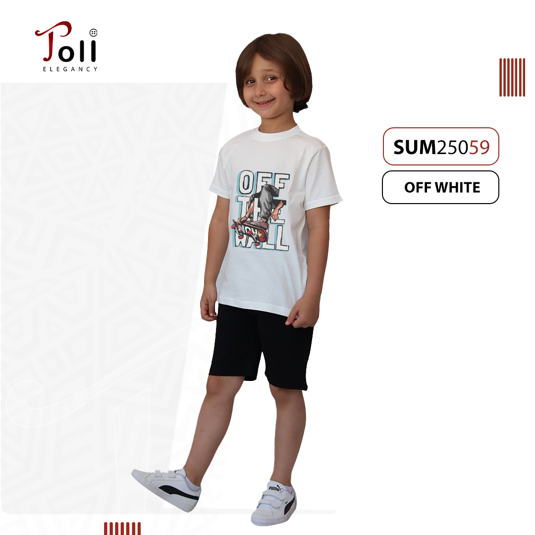 Boys Cotton Printed T-Shirt – Custom Print Options