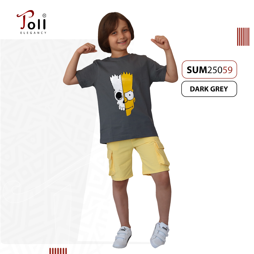 Boys Cotton Printed T-Shirt – Custom Print Options
